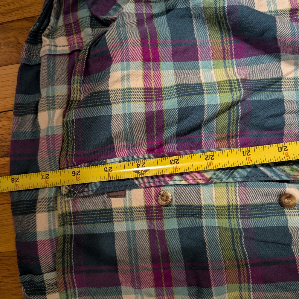 Plaid Multicolor Women's Shirt - Picture 4 of 5